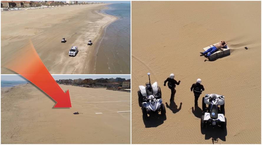 Sunčao se na plaži sam samcat i nadrapao: Policija ga kaznila!