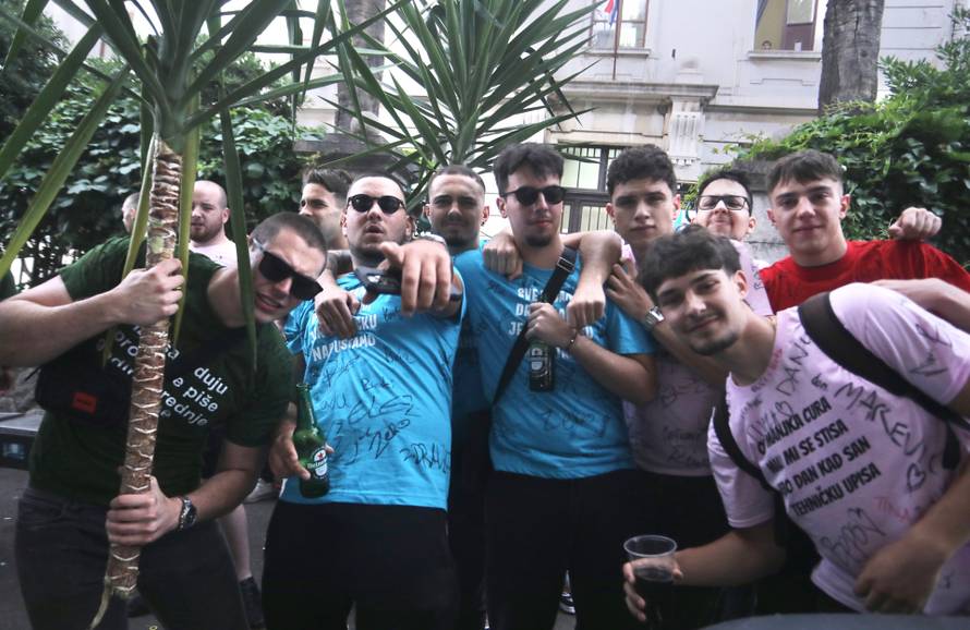 Split: Učenici slave kraj srednjoškolskog obrazovanja