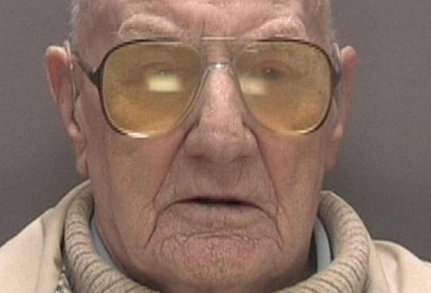 101 year old Ralph Clarke is seen in a booking photograph dated March 20, 2016 and distributed by West Midlands Police
