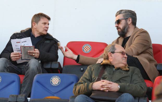 Split: Poznati s tribina prate utakmicu Hajduk - Dinamo