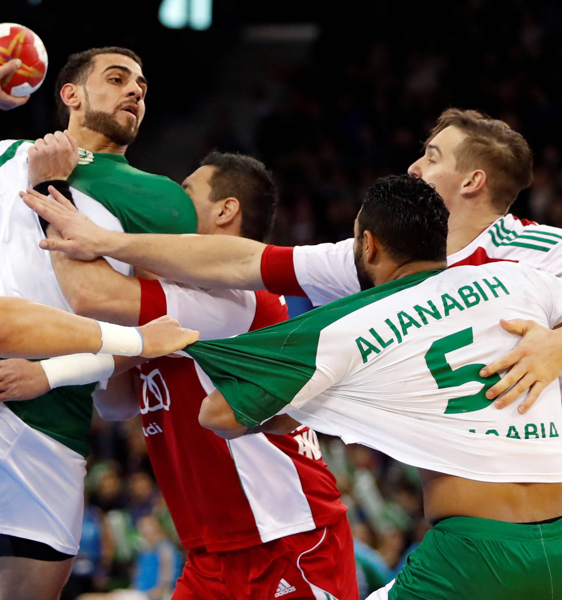 Men's Handball - Saudi Arabia v Hungary - 2017 Men's World Championship Main Round - Group C