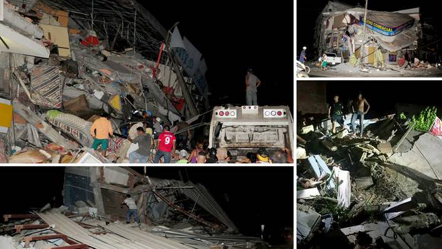 Potres u Ekvadoru odnio je 77 života: 'Urušio se cijeli grad!'