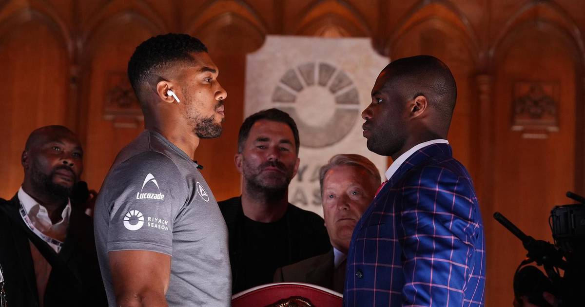 Anthony Joshua: I’ve been watching my old fights to get pumped up for the Dubois fight