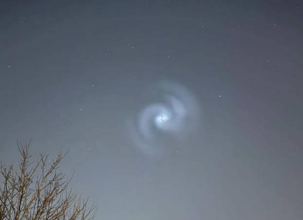 100 slika spiralnog fenomena na nebu koji je šokirao Hrvate