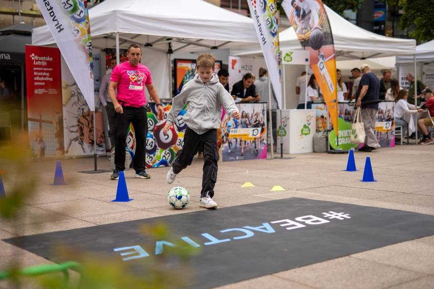 Cvjetni trg oživio sportom i zajedništvom: Deseti Europski tjedan sporta otvorili u Zagrebu