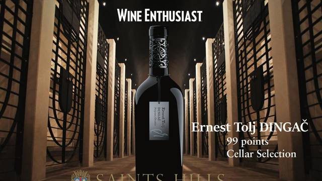 Potvrda kvalitete: Ugledni Wine Enthusiast smjestio je Ernest Tolj Dingač u sam svjetski vrh