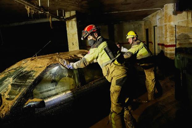 Aftermath of the flooding caused by heavy rains in Catarroja, Valencia