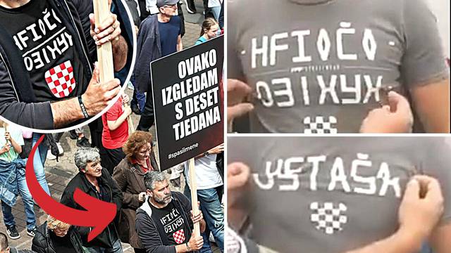 Šifrirani fašizam usred Zagreba: Majicu 'kriptoustaša' nosio je hodajući u povorci Hoda za život