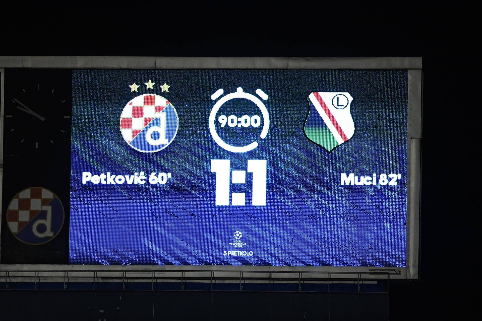 Dinamo i Legia sastali se 3. pretkolu Lige prvaka