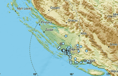 Potres kod Šibenika, magnituda je bila 3,5 po Richteru: 'Čuo se jak udarac, dobro je zatreslo'