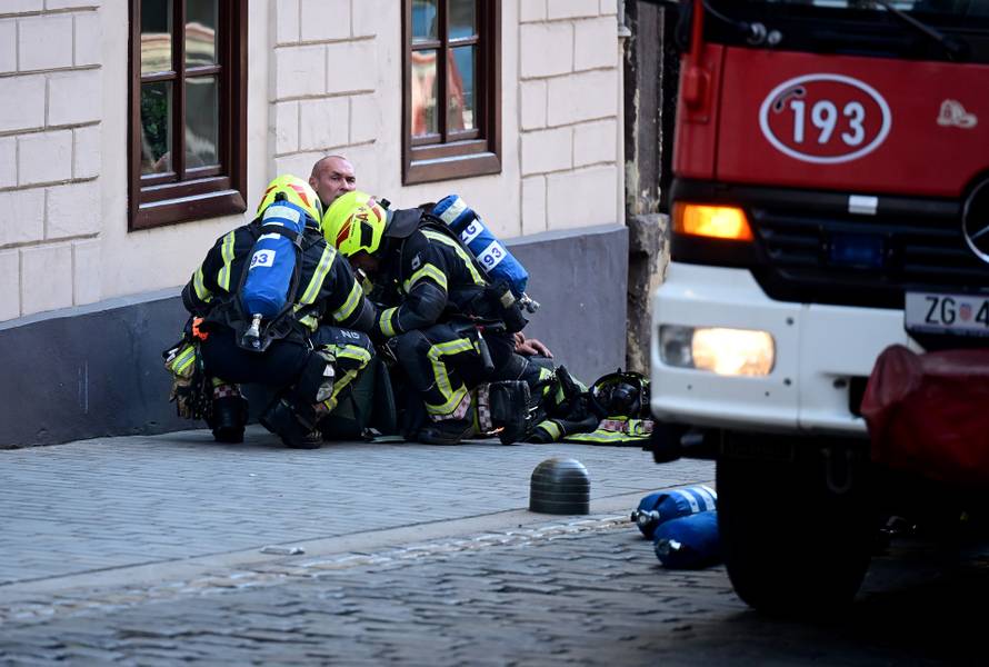 Zagreb: Požar u Mesničkoj ulici