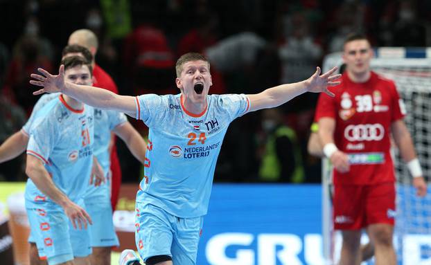 EHF 2022 Men's European Handball Championship - Group B - Hungary v Netherlands