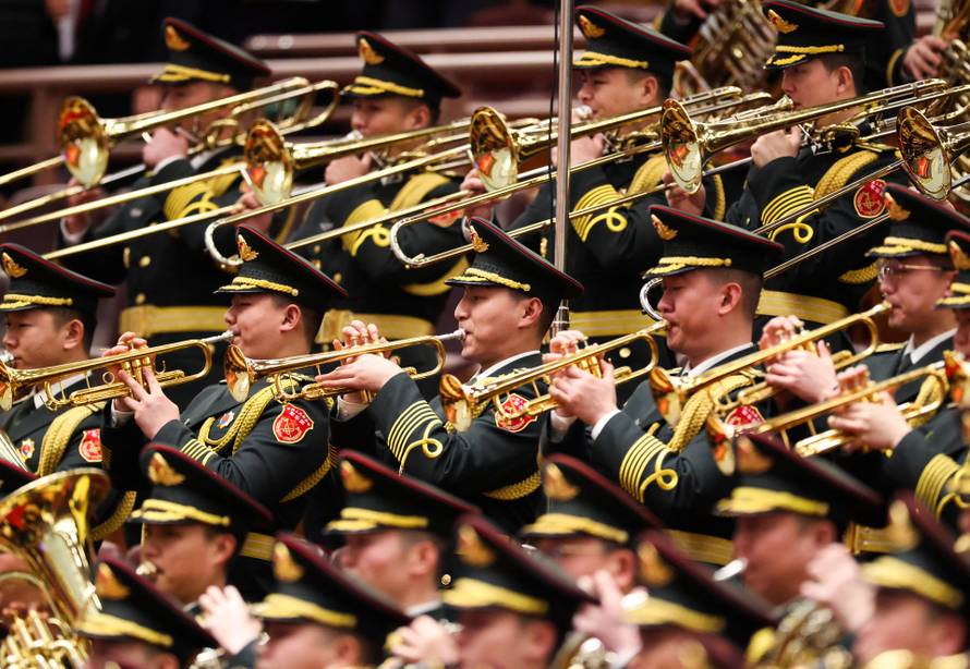 China's NPC opening session at the Great Hall of the People, in Beijing