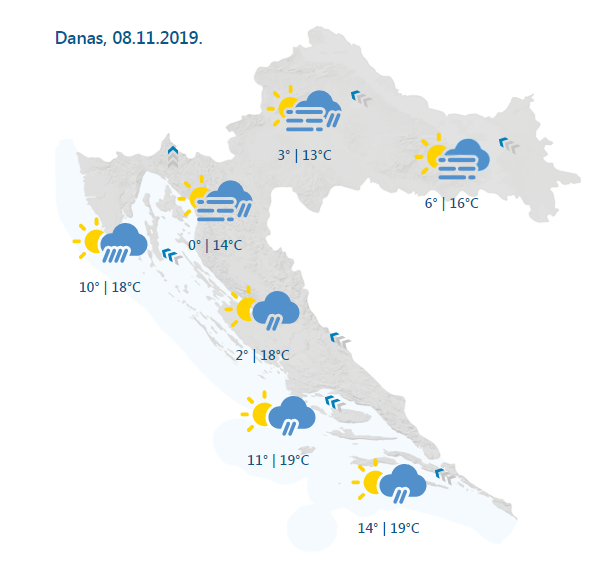 Za vikend kiša i magla, a idući tjedan  moguće su nove poplave