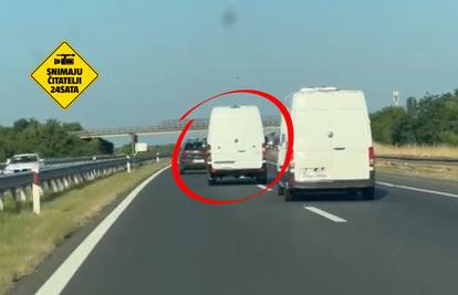 VIDEO Pogledajte što rade dva divljaka po obilaznici! Policija ima snimku: 'Posvađali su se'