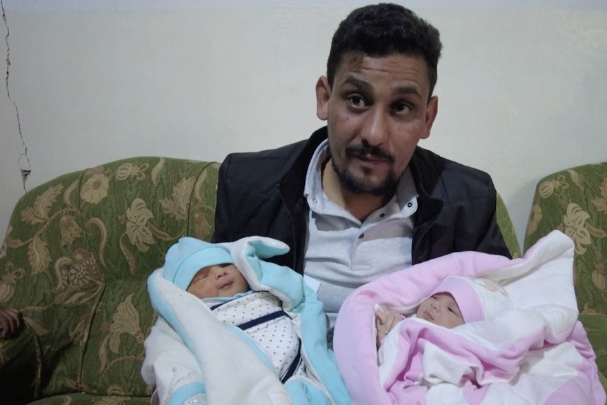 Ujak i ujna posvojili bebu rođenu u ruševinama u Siriji