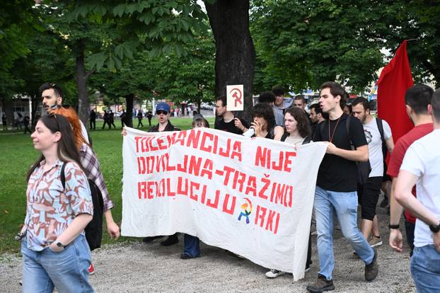 Zagreb: Povorka ponosa stigla u Park dr. Franje Tuđmana