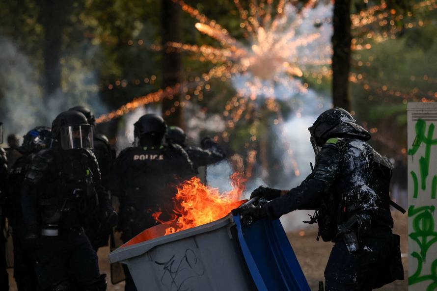 Nationwide protests in France against the cost of living