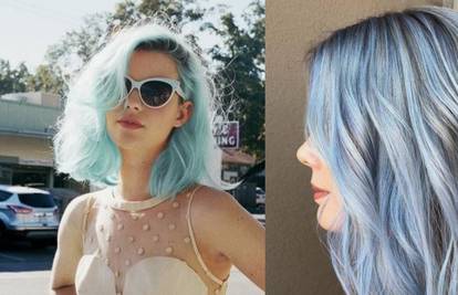 Plave nijanse na kosi: Neobični nježni tonovi inspirirani morem