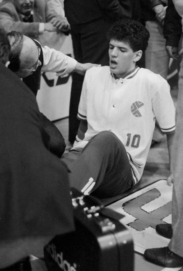 Druga utakmica finala play-offa Prvenstva Jugoslavije 1986. godine, KK Cibona - KK Zadar