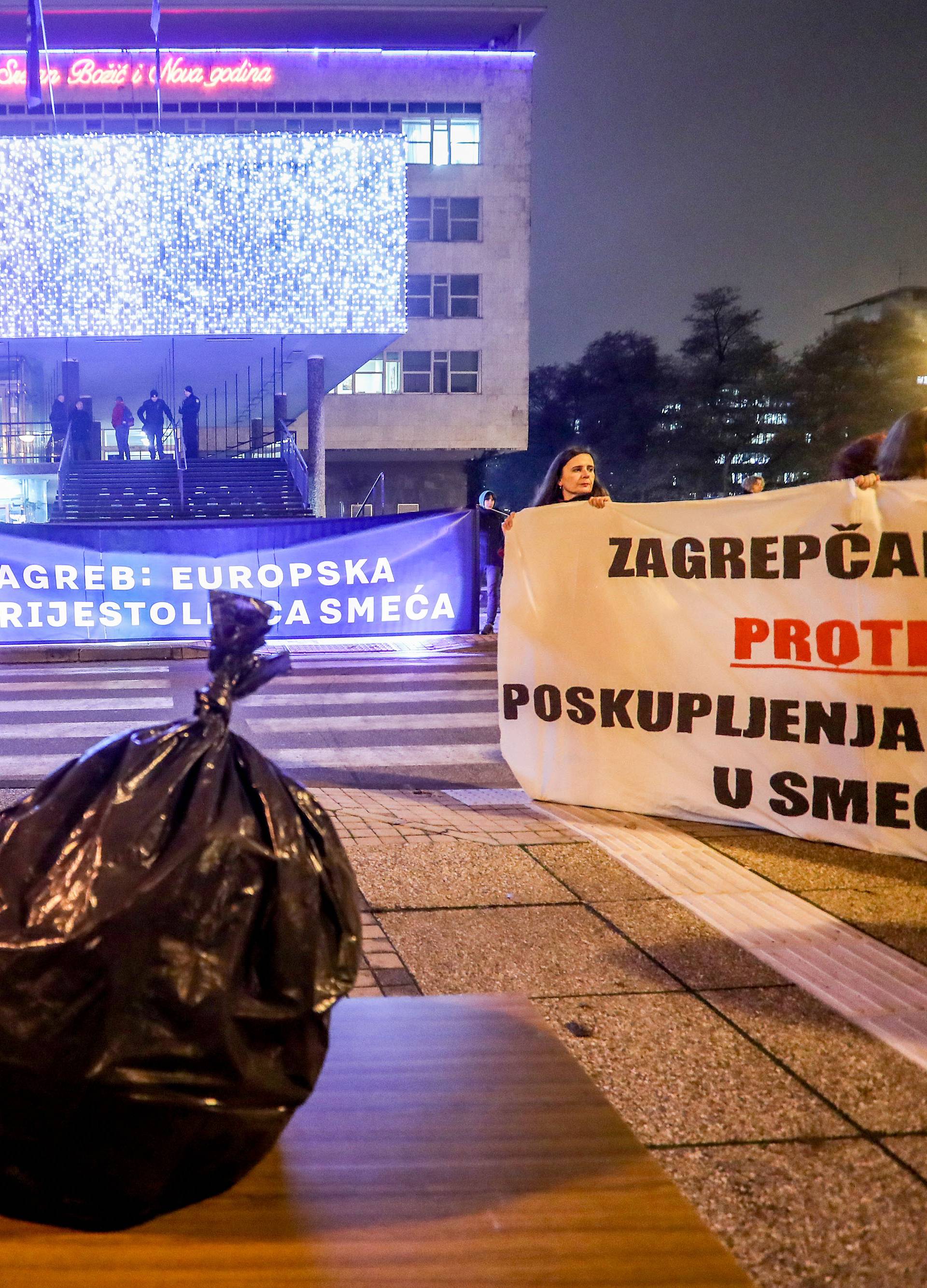 Zagrepčani na ulicama: 'Dosta nam je smeća i poskupljenja!'