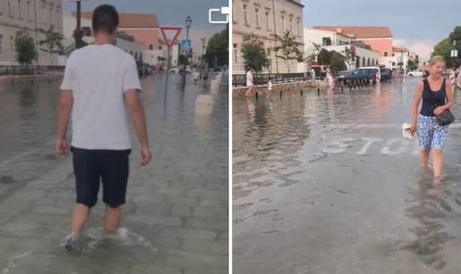 VIDEO Meteotsunami na Hvaru! More preplavilo ulice: 'Na cesti je u sekundi bilo 30 cm mora...'