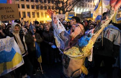 Brojni prosvjedi u Europi protiv ruske agresije na Ukrajinu