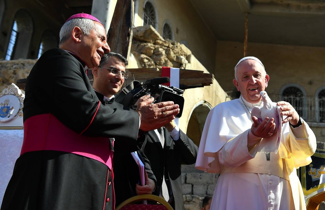 Papa je  posjetio  uništeni Mosul, slušao svjedočanstva građana