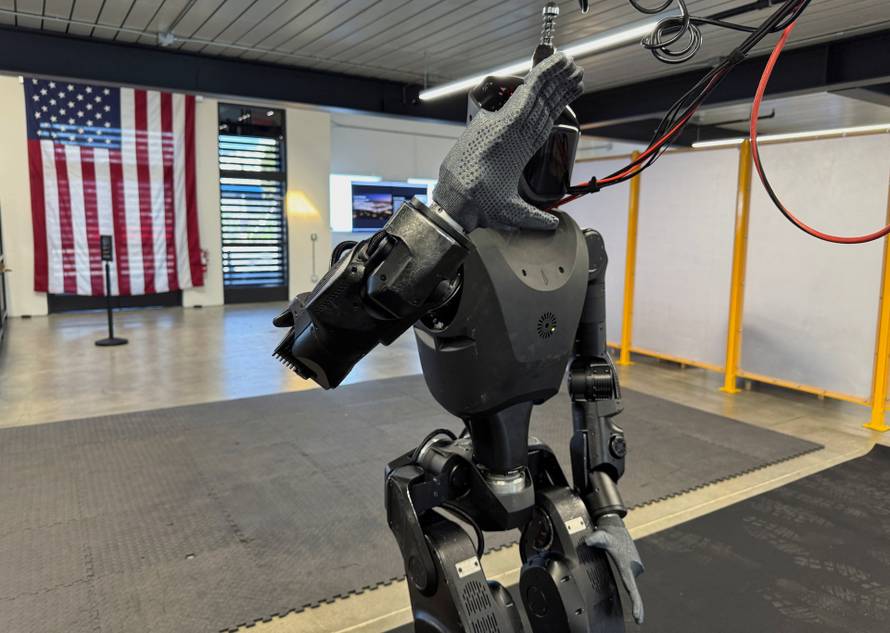 Phantom-01, a humanoid robot developed by San Francisco-based startup Foundation for military purposes