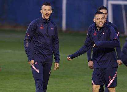 Zagreb: Trening Hrvatske nogometne reprezentacije uoči utakmice sa Slovenijom