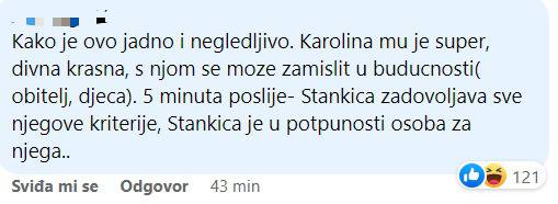 Publika oplela po 'Savršenom': 'S Karolinom bi obitelj, a za pet minuta je Stankica ona prava?!'