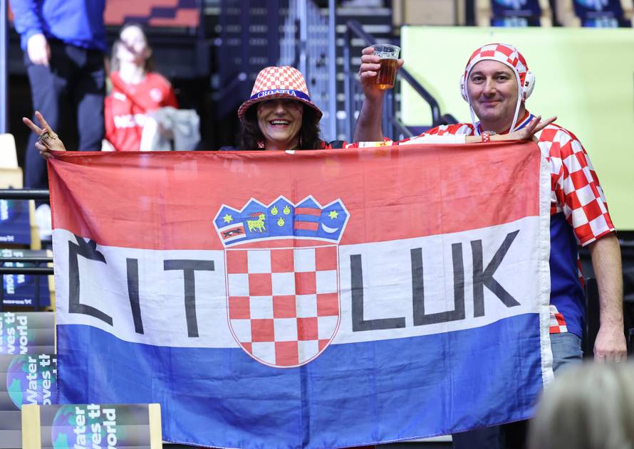 Navijači na utakmici između Islanda i Hrvatske u borbi za treće mjesto EHF Europskog prvenstva