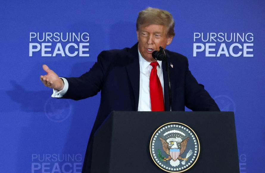 U.S. President Trump meets with Russian President Putin in Alaska