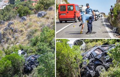 Teška nesreća na magistrali kod Dubrovnika: Dva auta izletjela u provaliju, dvoje ozlijeđenih