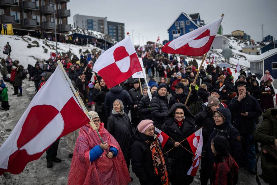 Protesters rally in Greenland against Trump annexation threat