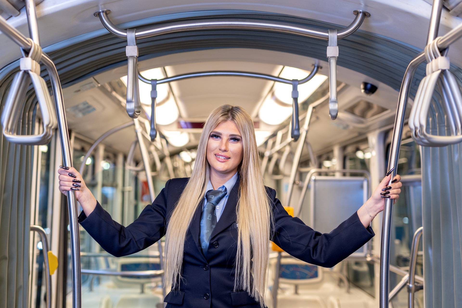 Zagreb: Iva Pandžić, 
vozačica tramvaja