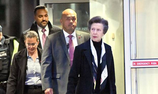 EXCLUSIVE: Princess Anne Makes A Rare Showing While Flying Commercial Out of JFK Airport in New York