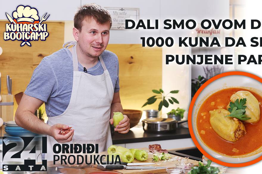 Dali smo mu 1000 kuna da skuha punjene paprike! | KUHARSKI BOOTCAMP