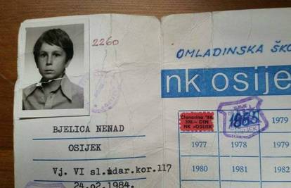 Kako je počelo: Bjelica objavio iskaznicu Osijeka iz davne '84.