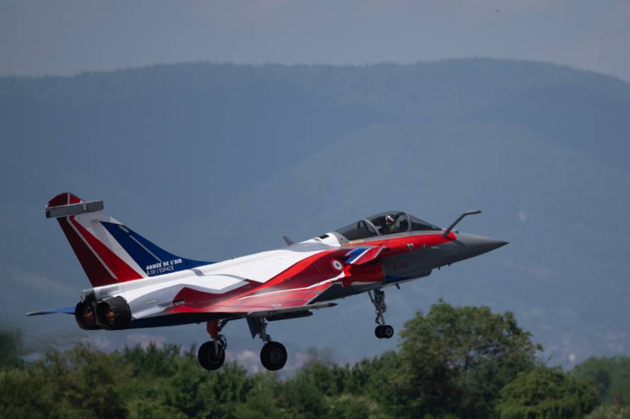 Velika Gorica: Let Rafalea Francuskog ratnog zrakoplovstva