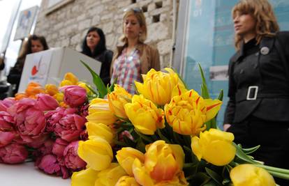  Prodavali tulipane i narukvice za Zakladu 'Ana Rukavina'