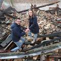 Zaruke u ruševinama: Djevojku zaprosio na mjestu gdje je skoro izgubio život tijekom potresa