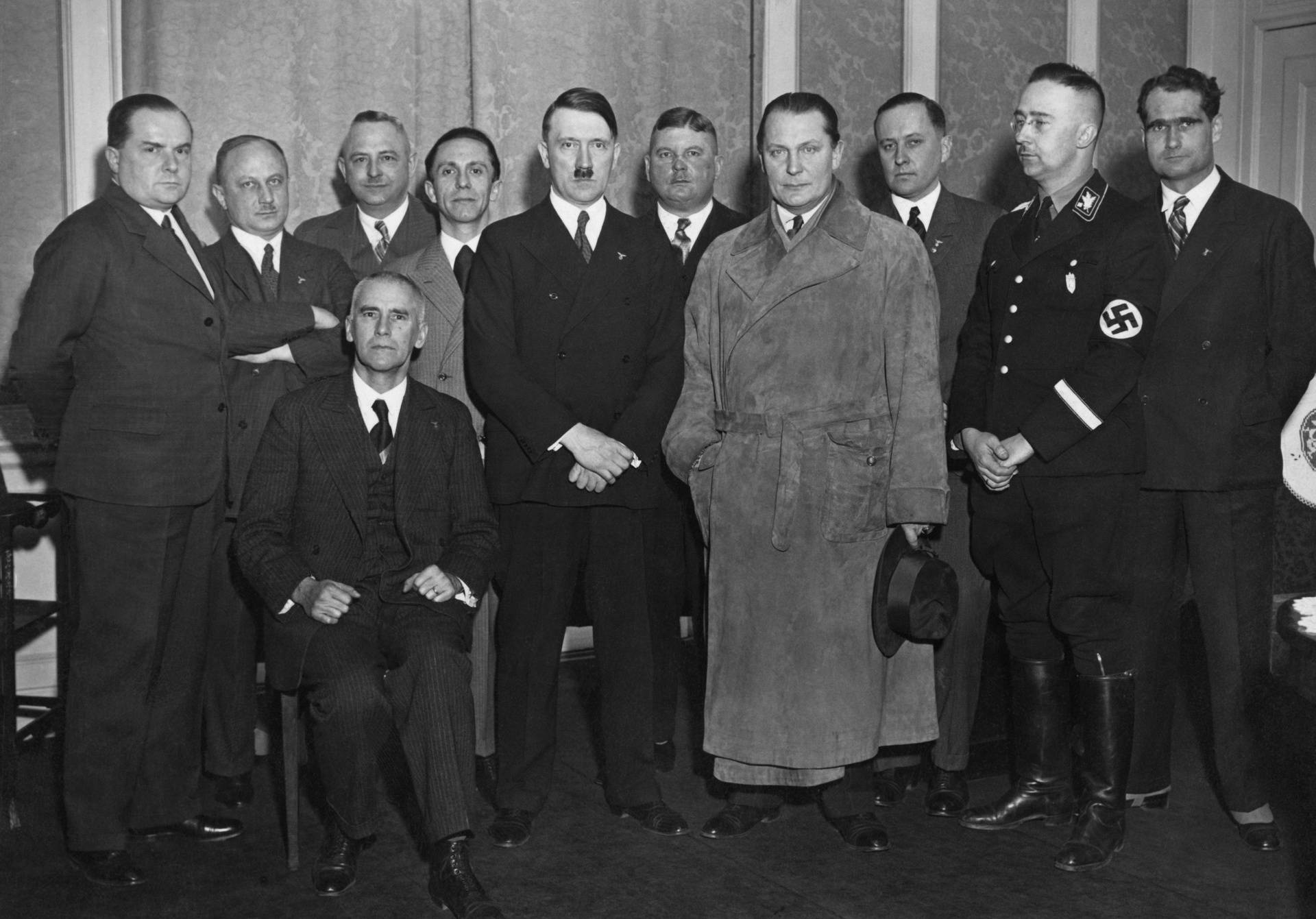 Hitler und NSDAP-Spitze 30.1.1933 / Foto