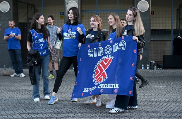 Zagreb: Doček igrača Cibone