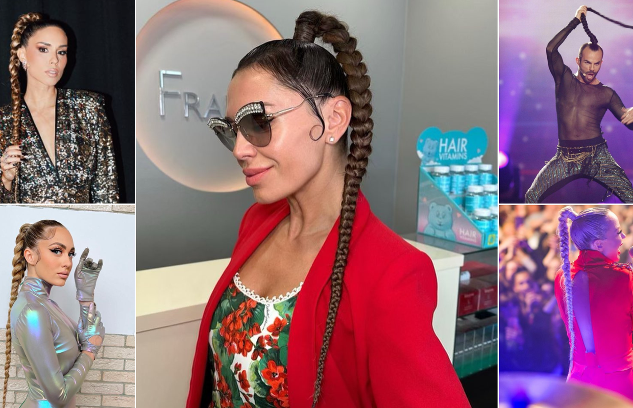 Pletenice su opet popularne? Za hit frizuru odlučile su se i Mila Horvat, Severina, Franka Batelić