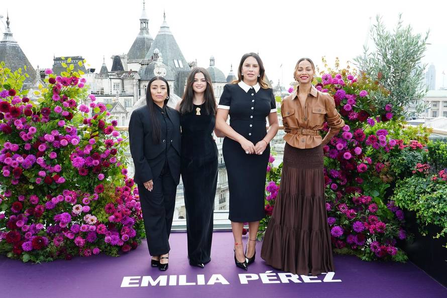 Emilia Perez cast photo call