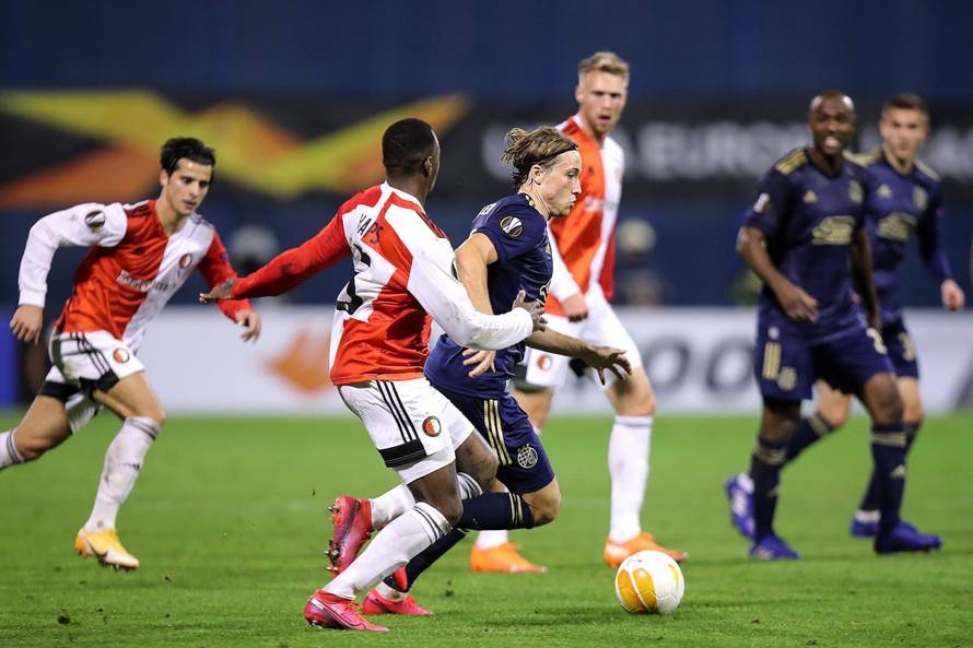 Zagreb: Dinamo i Feyenoord Rotterdam susreli se u 1. kolu Europske lige