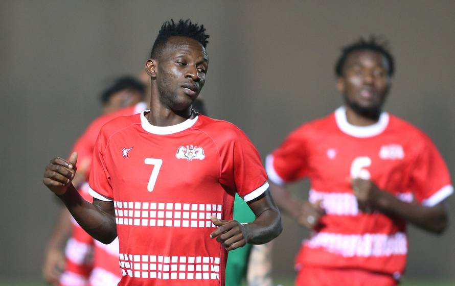 Football - 2021 Africa Cup of Nations - Finals - Semifinal - Burkina Faso Training Session - Yaounde - Cameroon