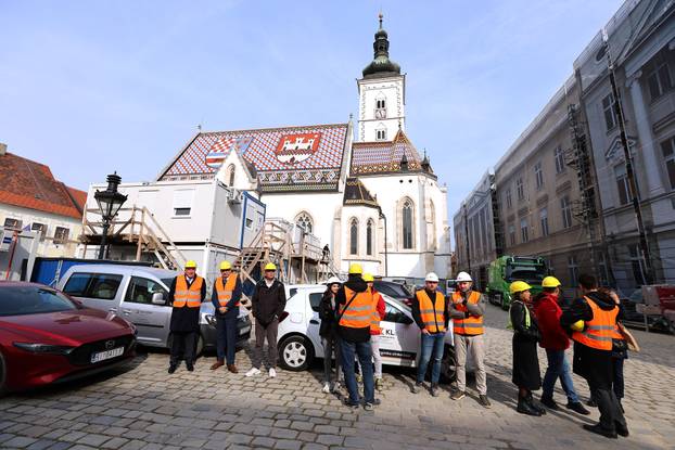 Zagreb: Gordan Jandroković obišao zgradu Hrvatskog sabora koja se obnavlja