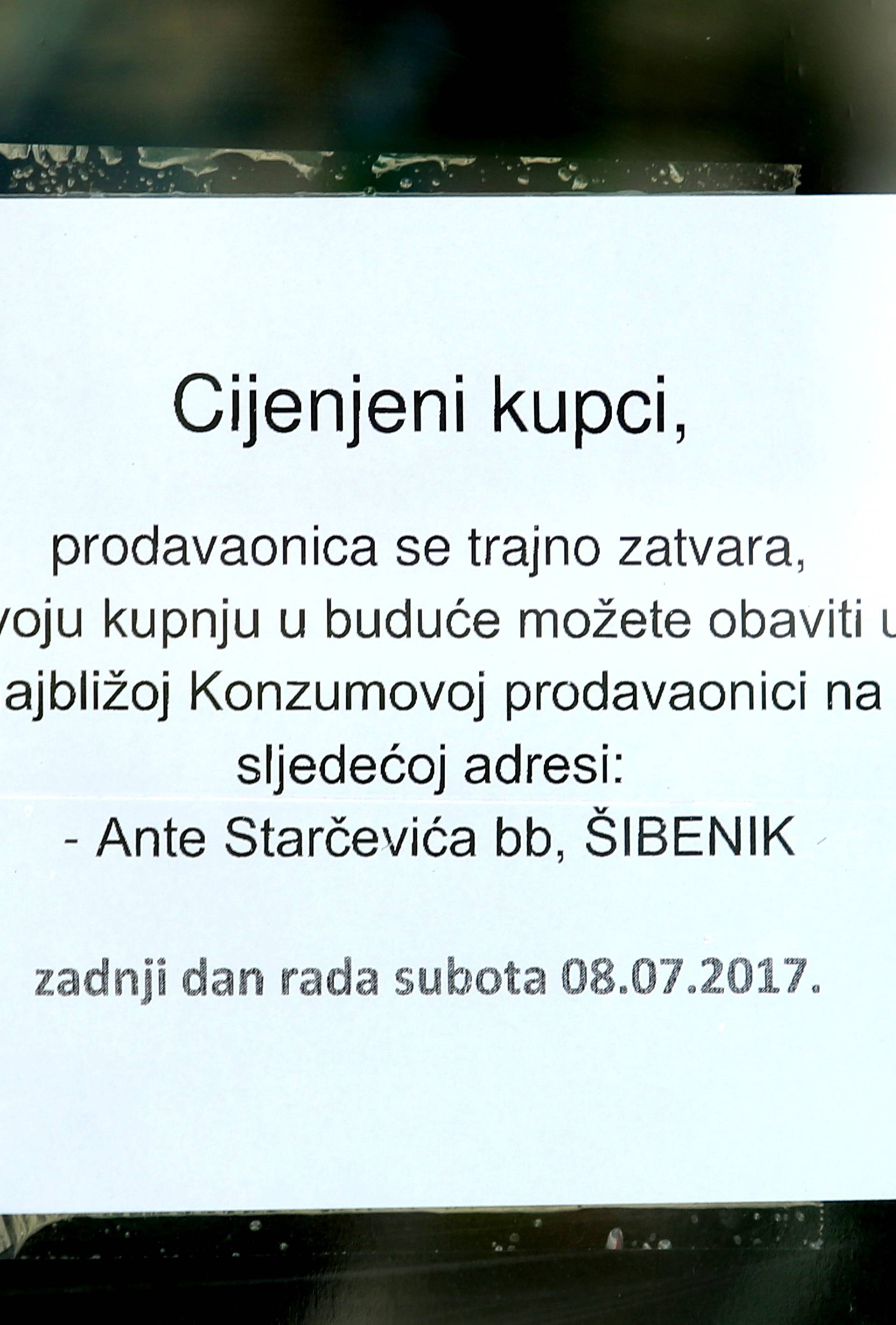 Počelo je zatvaranje trgovina Konzuma: 'Cijenjeni kupci...'